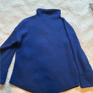Elegant Navy Turtleneck Sweater